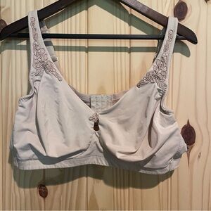 Elegant Cream Embroidered Women's‎ Bra